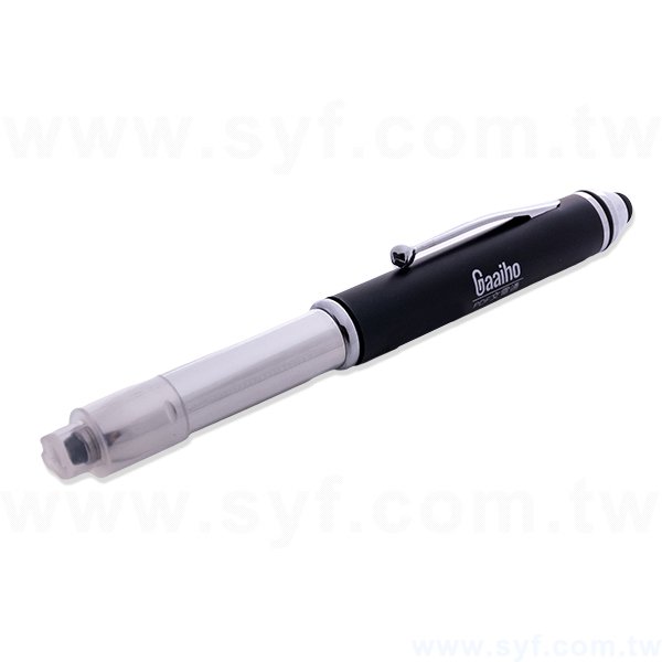 LED觸控筆-LED禮品多功能廣告筆-半金屬手機觸控原子筆-採購客製印刷贈品筆
